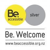 Be Welcome Web Sticker Silver