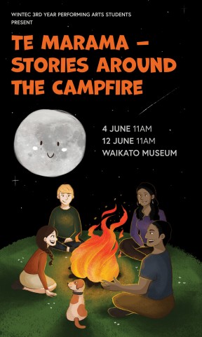 Te Marama Stories Around The Campfire WaikatoMuseum IG Story800