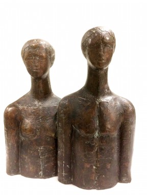Untitled Two Figures by Lyndon Smith