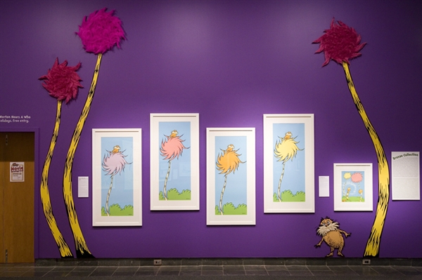 Lorax wall - installation view 2